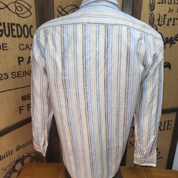 💥Clearance💥 Haupt Linen and Cotton Shirt, L - Picture 4 of 6